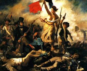 Eugene Delacroix: la libertà guida il popolo 1830